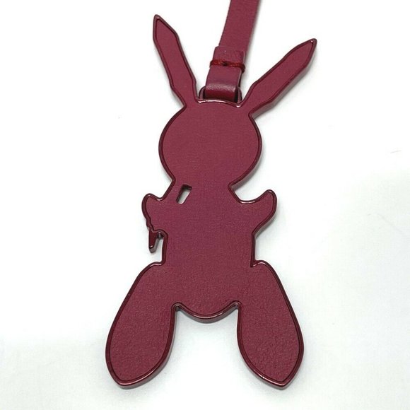 Authentic LOUIS VUITTON M62735 LV Rabbit Jeff Koons Bag Charm Key Holder Leathe - Picture 3 of 8